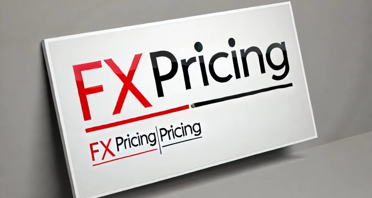 DALL·E 2024-08-27 16.36.53 - A clean and modern image featuring a white background and the company name 'fxpricing' in bold, clear, and professional font. The design should incorp