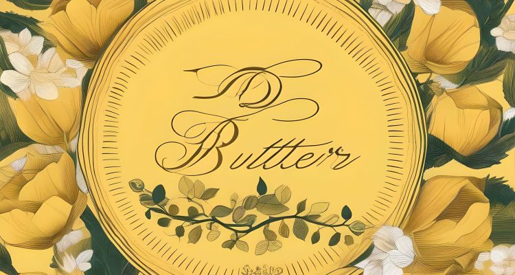 Printed butter paper