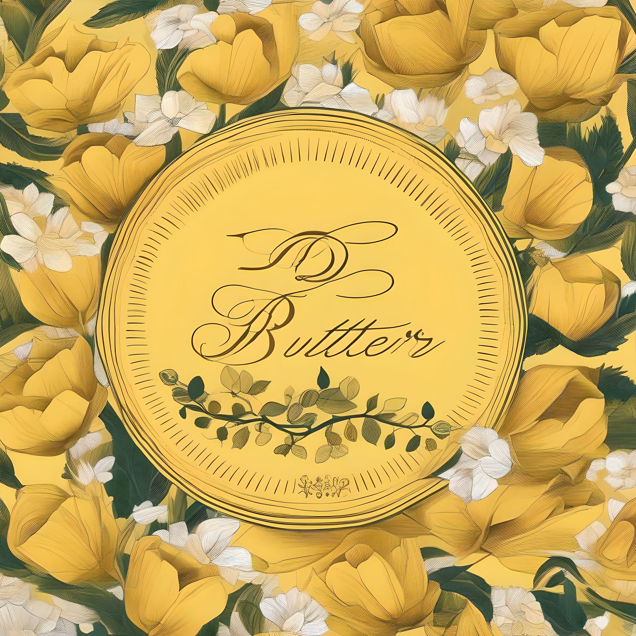 Printed butter paper