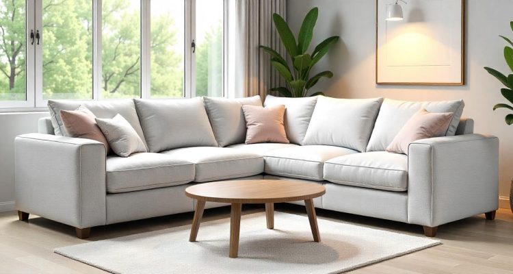 Multi-Functional L-Shaped Sofa