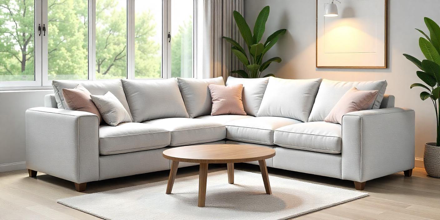 Multi-Functional L-Shaped Sofa