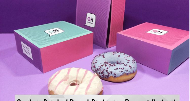 Custom Printed Donut Packaging Boxes Wholesale