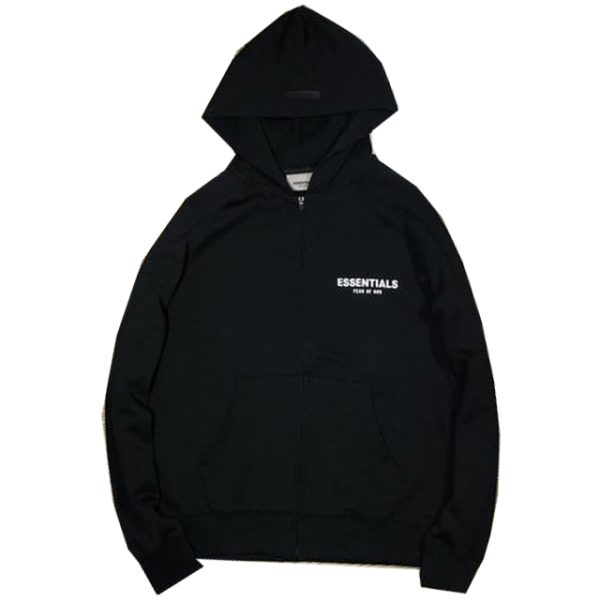 Essentials Fear of God Zip-up Oversized Hoodie