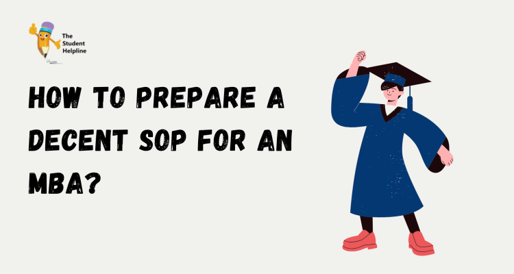 How to prepare a decent SOP for an MBA