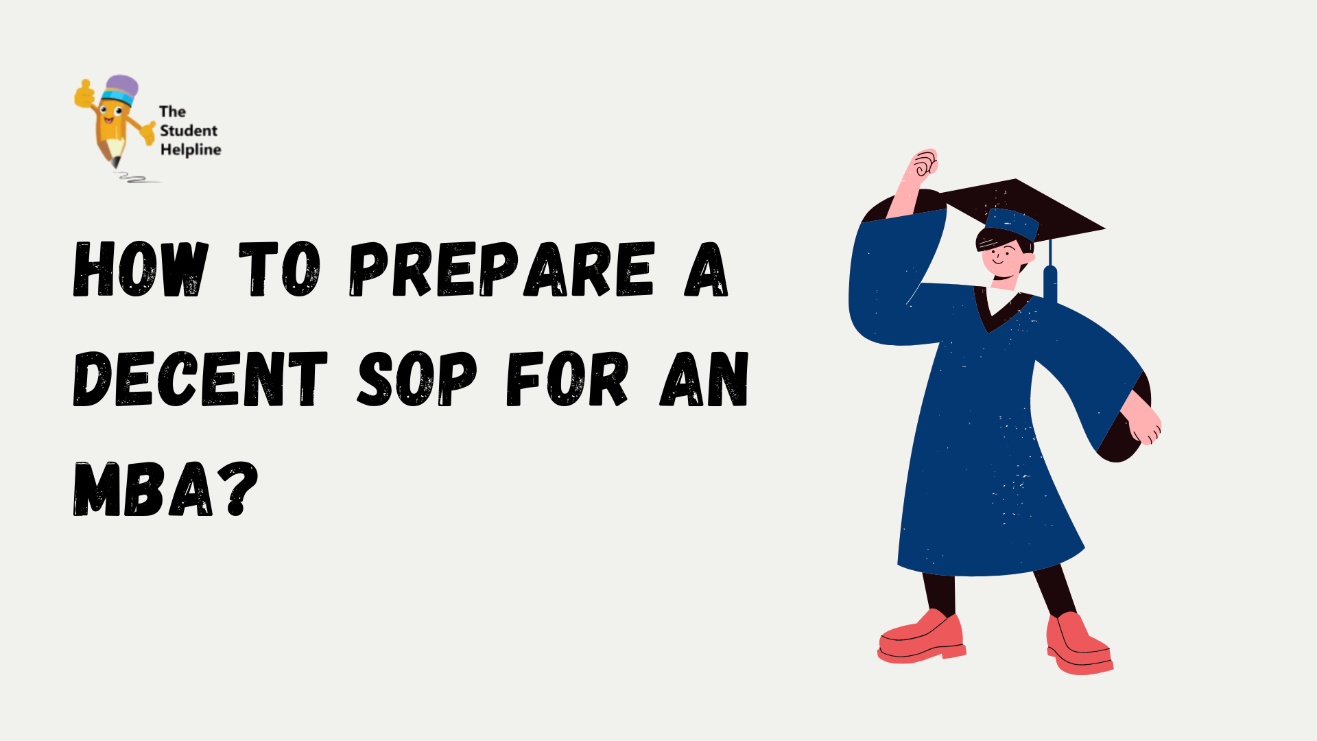 How to prepare a decent SOP for an MBA