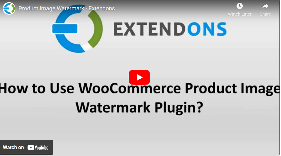 Product Image Watermark for WooCommerce