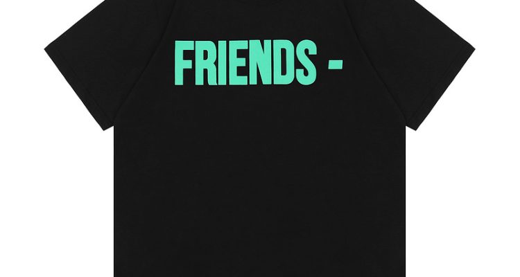 VLONE-friends-shirt-black-Front