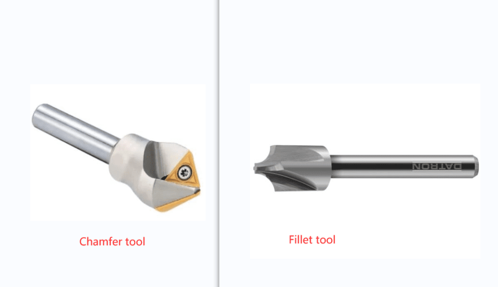 chamfer vs fillet 2