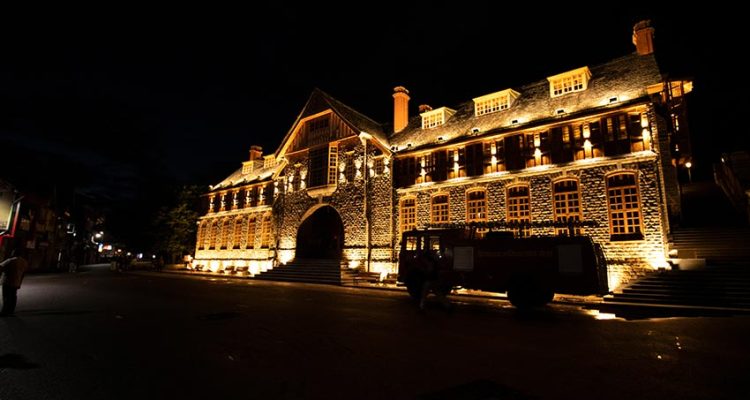 Shimla Mall Road at Night