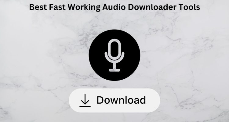 Best Fast Working Audio Downloader Tools