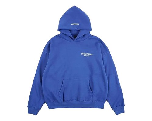 Blue essentials hoodie