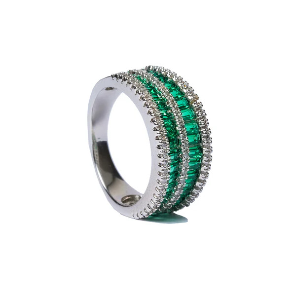 Emerald Diamond Ring