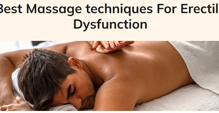 Massage for Erectile Dysfunction