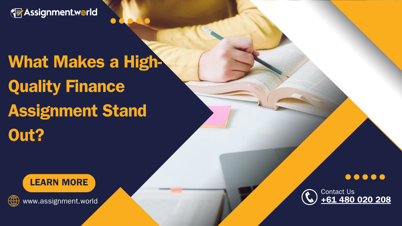 What Makes a High-Quality Finance Assignment Stand Out