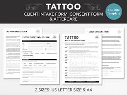 tattoo forms